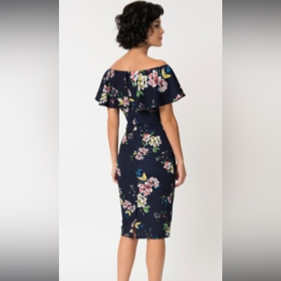 Unique Vintage - Sophia Wiggle Dress - Picture 5 of 5